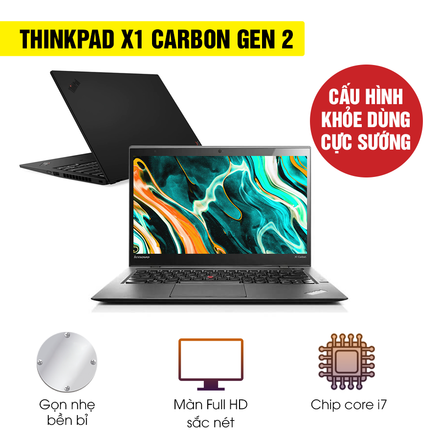 Laptop xách tay Lenovo Thinkpad X1 Carbon Gen 2 - Intel Core i7