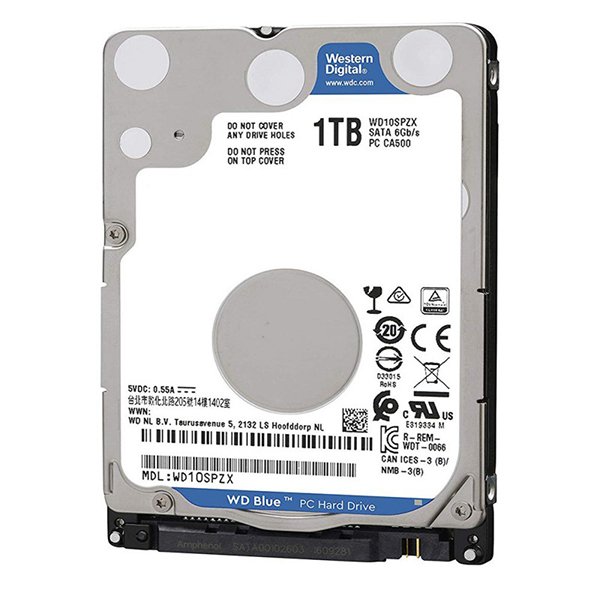 Ổ cứng HDD WD 1TB BLUE 2.5" for Laptop(GB)